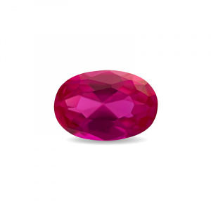Корунд Овал 11.0*9.0 Рубин№5