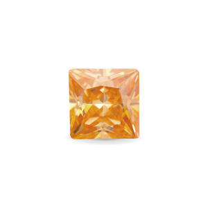 Фианит Принцесса 6.0*6.0 Шампань