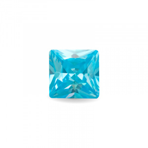Фианит Принцесса 7.0*7.0 Аквамарин