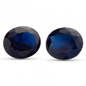 Шпинель Синт Овал 11.0*9.0 Синий