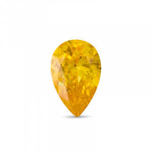 Фианит Груша 5.0*3.0 Золотой