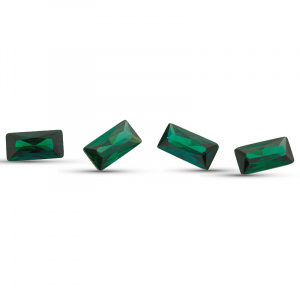 Фианит Багет 5.0*2.5 Зеленый