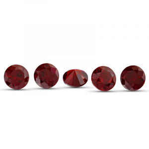 Фианит Круг 2.5 Гранат