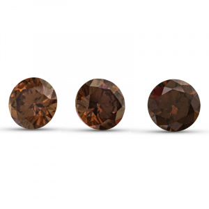 Фианит Круг 10.0 Коричневый№36
