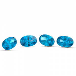 Фианит Овал 14.0*12.0 Аквамарин