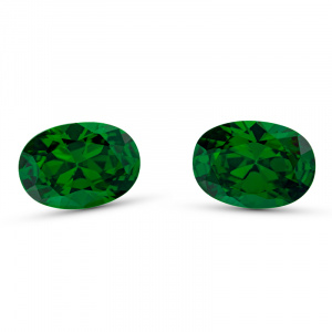 Фианит Овал 9.0*7.0 Зеленый
