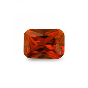 Фианит Октагон 8.0*6.0 ГранатСветлый