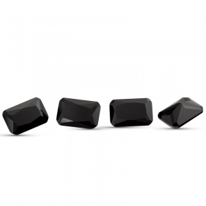 Фианит Октагон 11.0*9.0 Черный