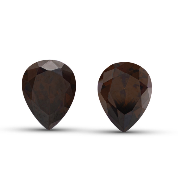 Фианит Груша 8.0*6.0 Коричневый№29