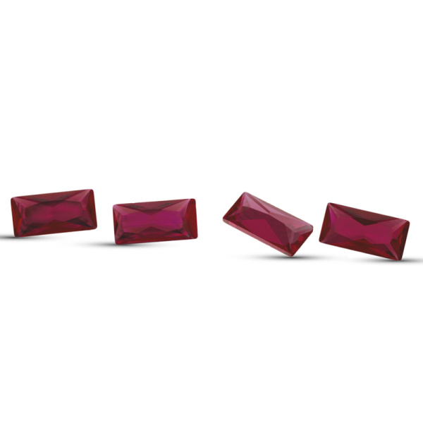 Корунд Багет 5.0*2.5 Рубин№8